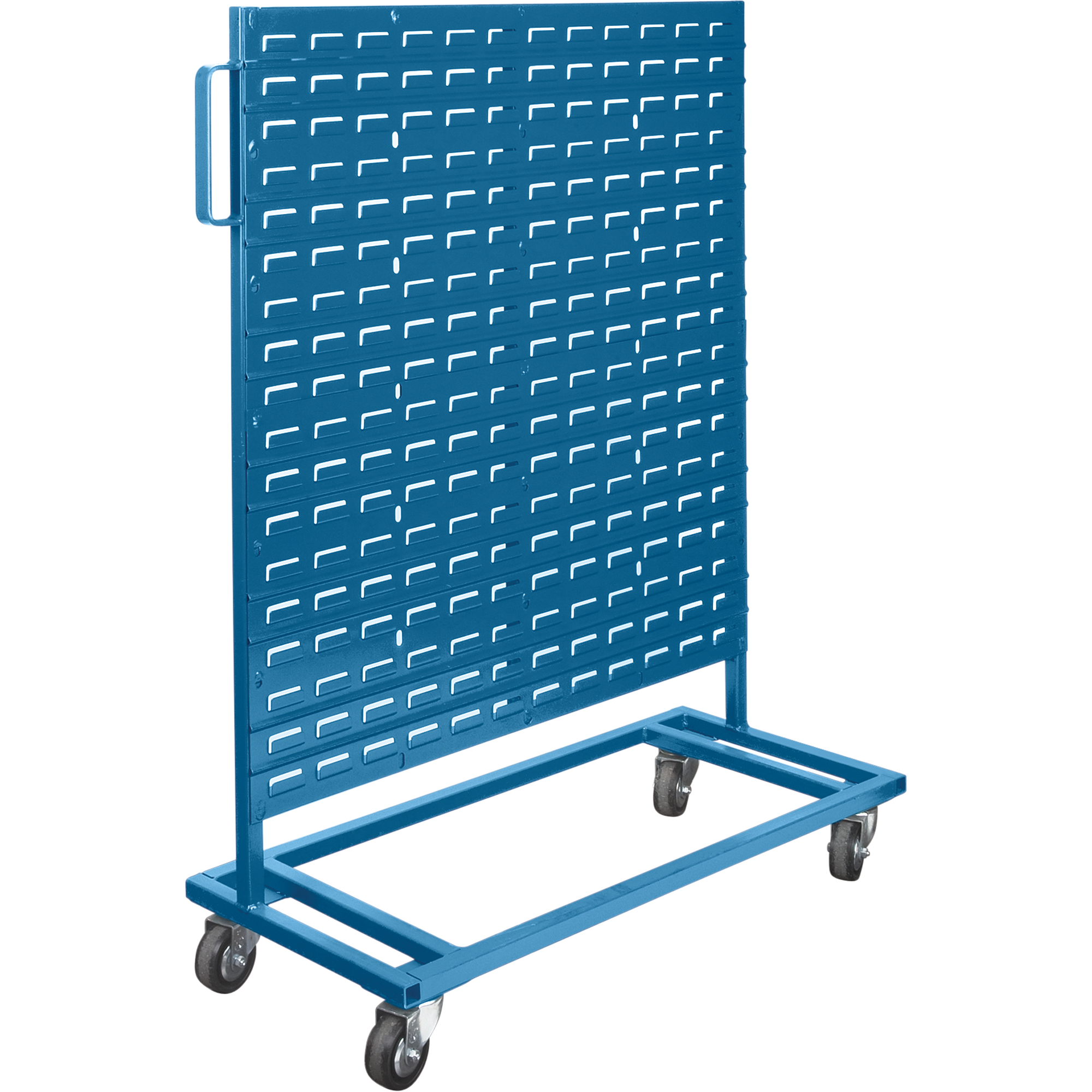 Mobile Bin Rack, Single-Sided, 36" W x 16" D x 46-1/2" H