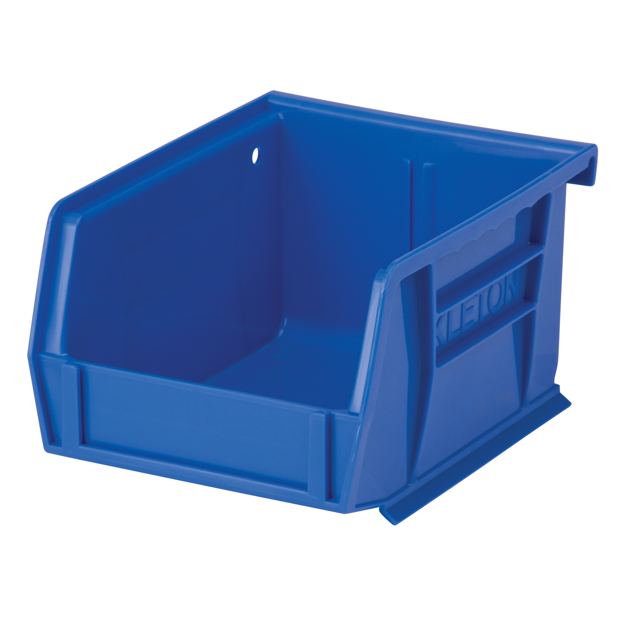 Bac empilable et suspendable bleu 4-1/8" L x 3" H x 5-3/8" P