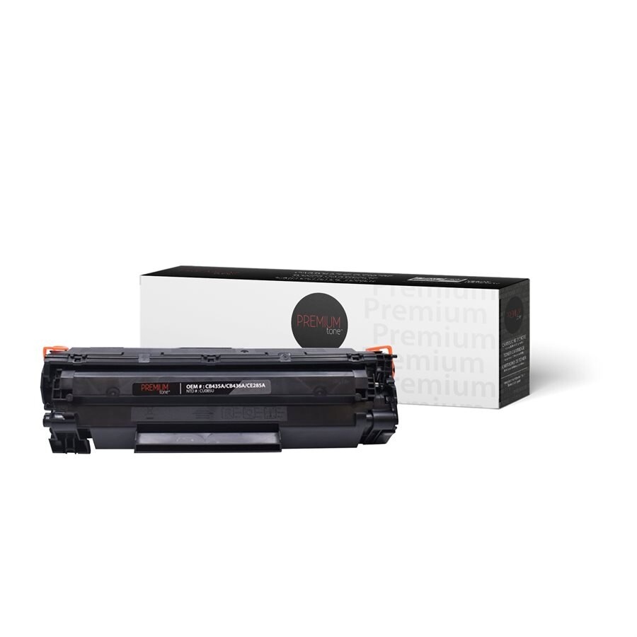 Cartouche de Toner Noir Premium Tone - Alternative Canon 125 / HP CB435A