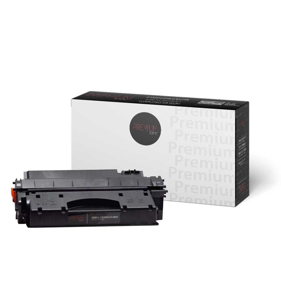 Cartouche de toner noir Premium Tone - Alternative HP CE505A / CF280A