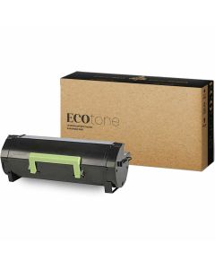 EcoTone Toner Cartridge - Remanufactured for Lexmark 52D1H00 / 521H - Black — Supply Solution