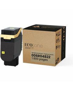 Ecotone RXE4822 Remanufactured Laser Toner Cartridge - Alternative for Xerox 006R04822 - Yellow — Supply Solution