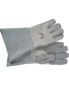Comfoflex® Large Split Deerskin Welding Gloves — Size: Large, Leather Palm Type: Split Deerskin, Length: 14.5 in. — Supply So