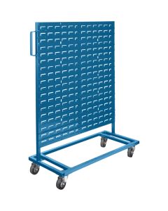 Mobile Bin Rack, Single-Sided, 36" W x 16" D x 46-1/2" H — Width: 36", Depth: 16", Height: 46-1/2" — Supply Solution