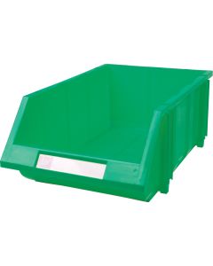 Stack & Hang Storage Bin, 11-13/16" W x 7" H x 17-11/16" D, Green