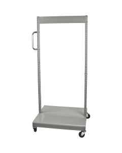 Mobile Tilt Bin Rack Cart - Double-Sided, 26.25" W x 57.5" H