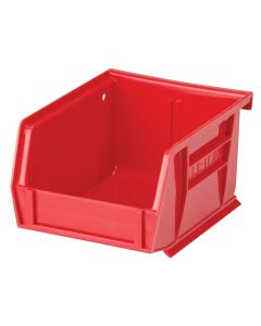 Red Stack & Hang Bin, 4-1/8" W x 3" H x 5-3/8" D