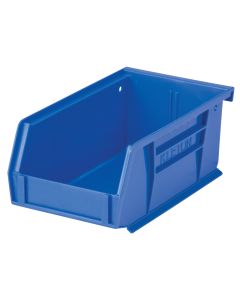 Stack & Hang Storage Bin, 4-1/8" W x 3" H x 7-3/8" D, Blue