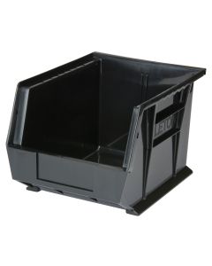 Stack & Hang Bin, 8-1/4" W x 7" H x 10-3/4" D, Black — Colour: Black, Capacity: 50 lbs., Outside Width: 8-1/4" — Supply Solut