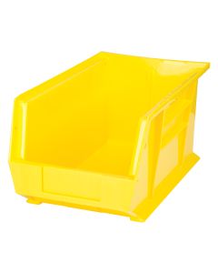 Stack & Hang Bin, 8-1/4" W x 7" H x 14-3/4" D, Yellow — Colour: Yellow, Capacity: 60 lbs., Outside Width: 8-1/4" — Supply Sol