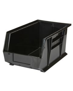 Stack & Hang Storage Bin, 8.25"W x 7"H x 14.75"D, Black