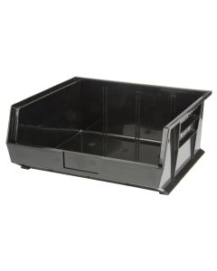 Stack & Hang Bin, 16-1/2" W x 7" H x 14-3/4" D, Black — Colour: Black, Capacity: 75 lbs., Outside Width: 16-1/2" — Supply Sol