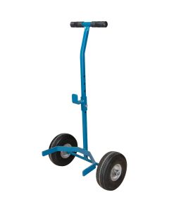 Cylinder Cart, 600 lbs, Flat-Free Wheels, 15.5" x 14.25" Base