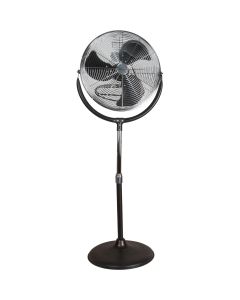 20" Commercial High-Velocity 3-Speed Pedestal Fan — Diameter: 20", No. Of Speeds: 3, Min. CFM: 3850 — Supply Solution