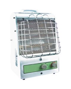 Portable Electric Utility Heater, Fan/Radiant, 5120 BTU