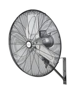 24" Industrial Oscillating Wall Fan, 2-Speed, All-Metal