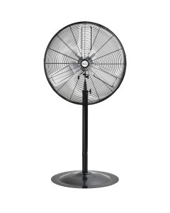 Heavy-Duty 30" 2-Speed Pedestal Fan, Non-Oscillating