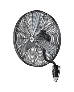 30" Heavy-Duty Oscillating Wall Fan, 3-Speed, All-Metal
