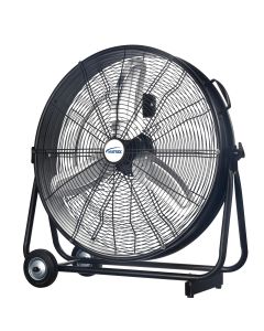 24" Direct-Drive Slim Drum Fan, 3-Speed, Light Industrial