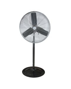 30" Heavy-Duty Oscillating Pedestal Fan, Waterproof, 3-Speed