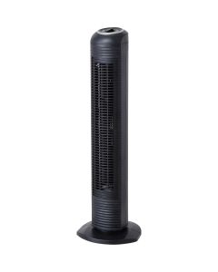 Commercial Oscillating Tower Fan, 3 Speed, 6" Diameter
