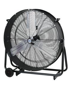 30" Direct-Drive 2-Speed Slim Drum Fan, Light Industrial