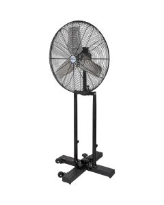 24" Industrial 3-Speed All-Metal Foldable Pedestal Fan