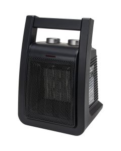 Portable Electric Ceramic Heater, 5115 BTU/H, Dual Heat
