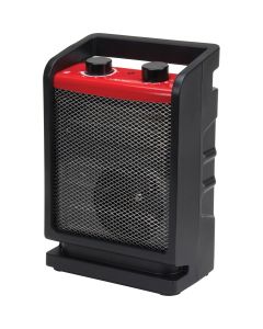 Portable Electric Fan Heater, 5115 BTU, 1500W/750W