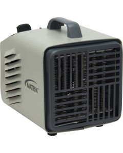 Electric Shop Heater, Steel Cabinet with Thermostat & Fan