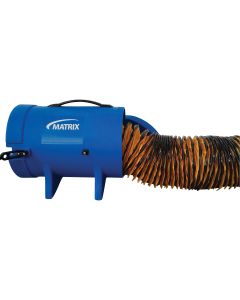 8" x 25' Ducting with Canister for Air Blowers — Country Of Origin: China — Supply Solution