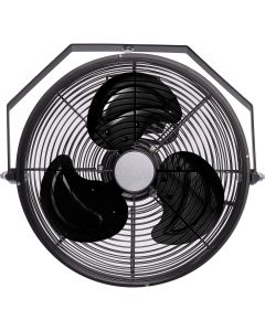 12" Industrial Workstation Fan, 3-Speed, Powder-Coated