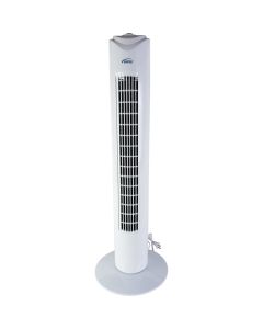 32" Commercial Tower Fan, 3-Speed, Wide Oscillation