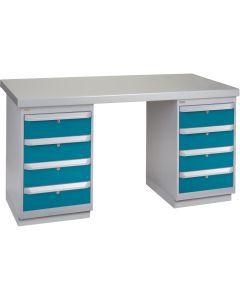 Industrial Workbench, 60" W x 24" D, 2500 lbs Capacity