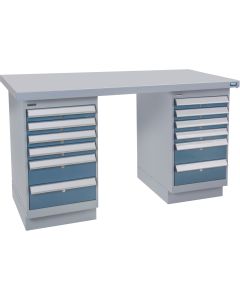60" W x 36" D Industrial Workbench, 2500 lbs Capacity