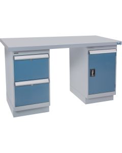 Industrial Workbench, 60" W x 36" D, 2500 lbs Capacity