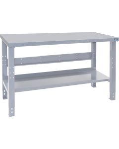 Industrial Workbench, 60" W x 24" D, 1000 lbs Capacity