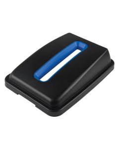 Open Lid Plastic Waste Classification for 17.25" x 12.5" Container — Material: Plastic, Type: Open Lid, Fits Container Size: 