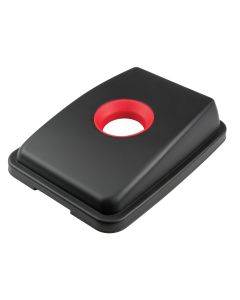 Open Lid Waste Classification Top, Plastic, 17-1/4" x 12-1/2" — Material: Plastic, Type: Open Lid, Fits Container Size: 17-1/