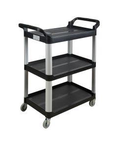 3-Tier Utility Cart, 250 lbs Capacity, 16.75" x 37" x 33.5"