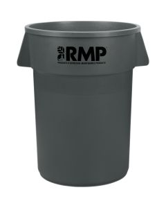 44 US gal Polyethylene Garbage Bin, Nestable — Capacity: 44 US gal., Material: Polyethylene, Overall Width: 27.6" — Supply So