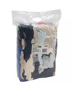 Chiffons d'essuyage en molleton recyclé de 10 lb, couleurs assorties