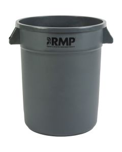 20 US gal Polyethylene Garbage Bin, Nestable — Capacity: 20 US gal., Material: Polyethylene, Colour: Grey — Supply Solution