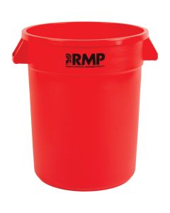 20 US gal. Red Polyethylene Garbage Bin — Capacity: 20 US gal., Material: Polyethylene, Colour: Red — Supply Solution