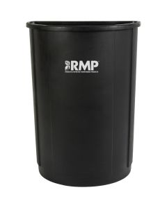 21 US gal Half-Round Polyethylene Garbage Bin