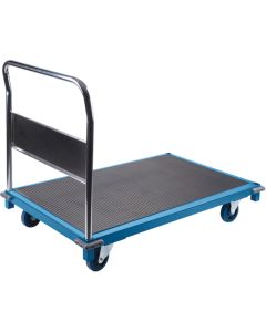 Institutional Platform Truck, 48" x 30", 1000 lbs, Rubber Casters