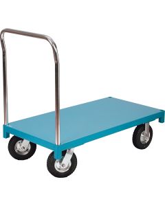 Platform Truck, 48" x 24", 1000 lbs, Pneumatic Casters