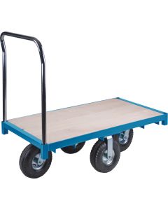 Heavy-Duty Platform Truck, 72" x 36", 1200 lbs, Pneumatic