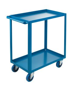 Heavy-Duty 2-Tier Shelf Cart, 18"W x 33"D, 1200 lbs