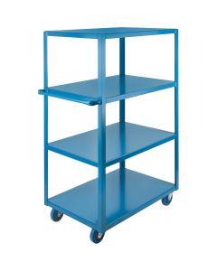 Heavy-Duty 4-Tier Shelf Cart, 24" W x 36" D, 1200 lb Capacity